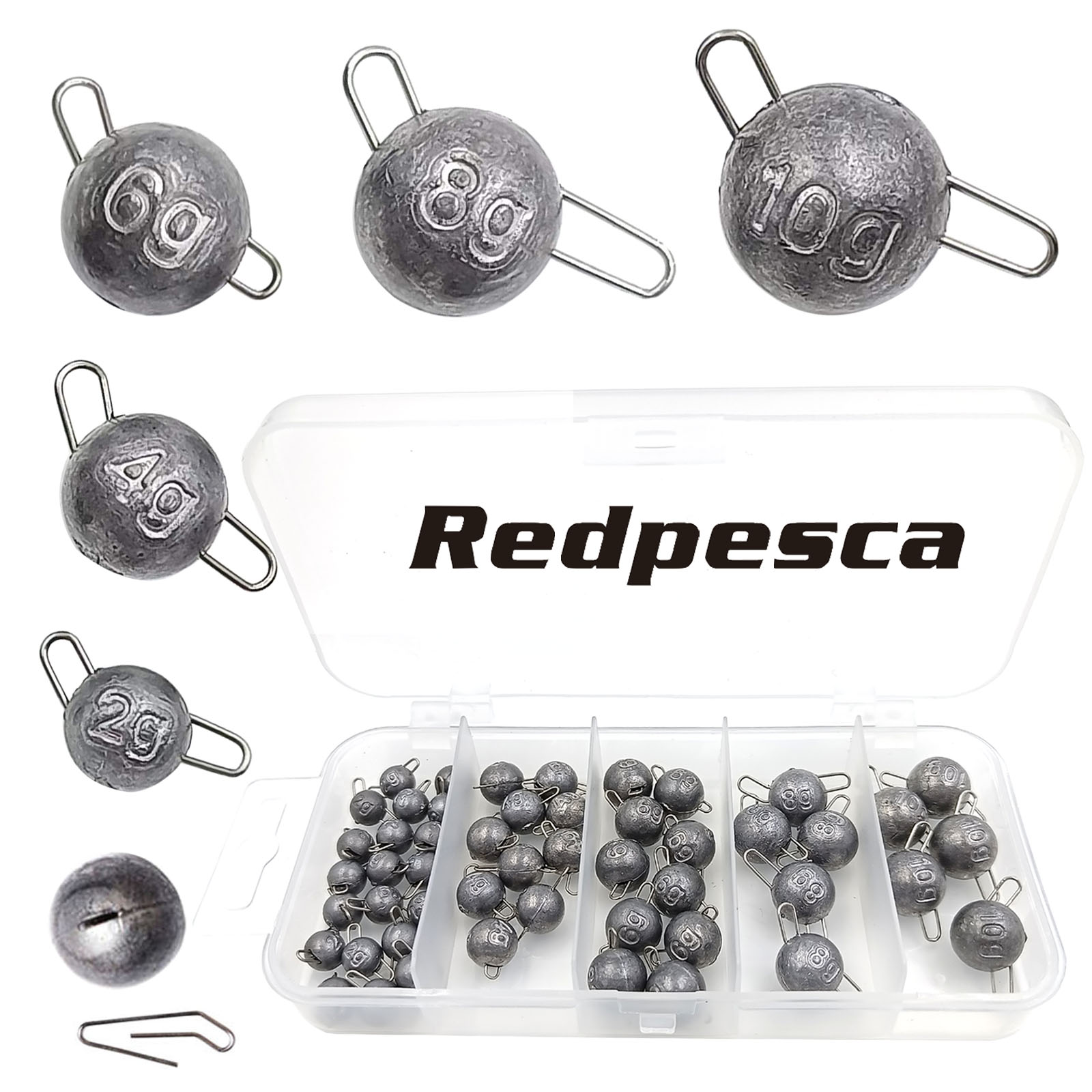 Fishing Quest - 50/40/35 Cannonball pesas de Pesca plomos