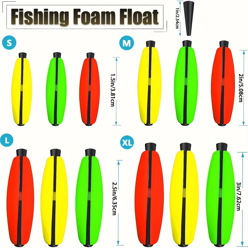 Fishing Bobber Float - 15 Uds flotadores de clavija para