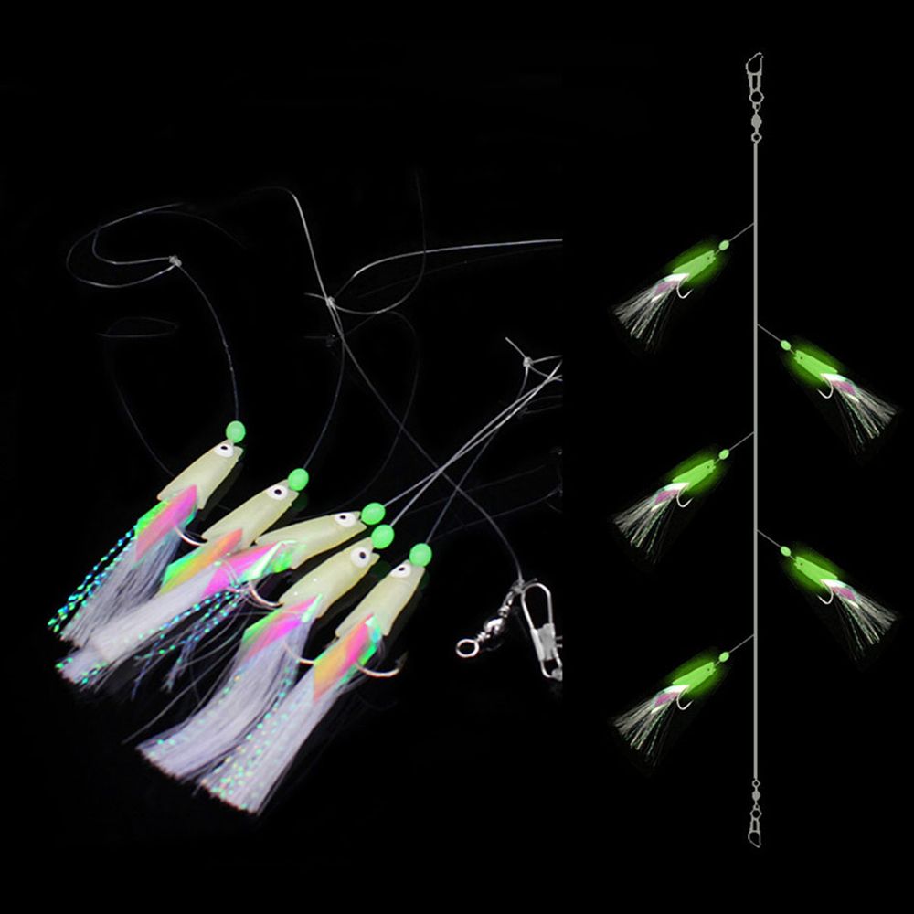 Quality Fishing Equipment - 5 unids/set de plumas de caballa