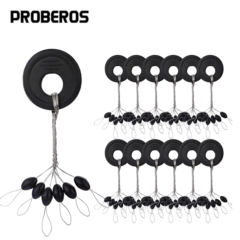 PRO BEROS 60 piezas (10 sets)  - Fishing Bobber Float reseña y precio